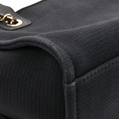 Chanel Mixed Fibers Small Deauville Tote Black 13 of 13
