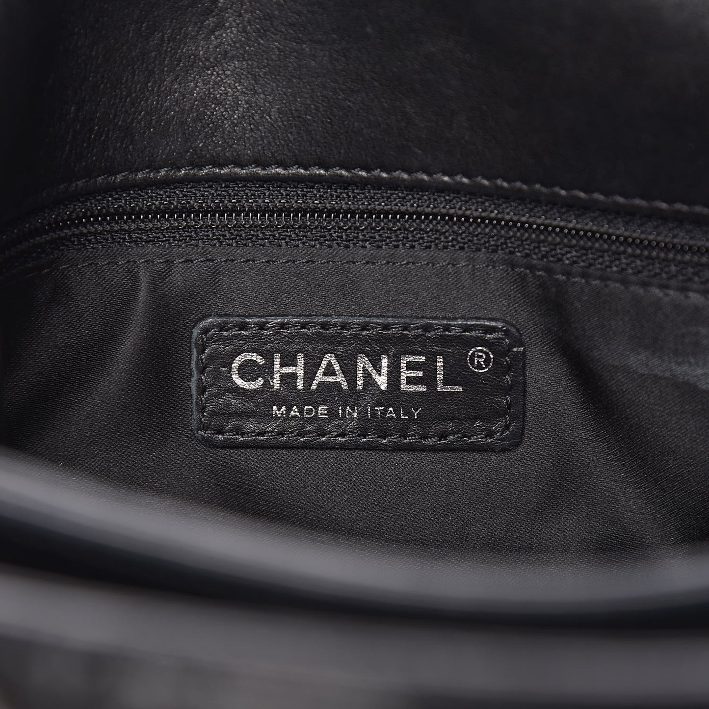 Lambskin Quilted 3 Accordion Flap Bag Black