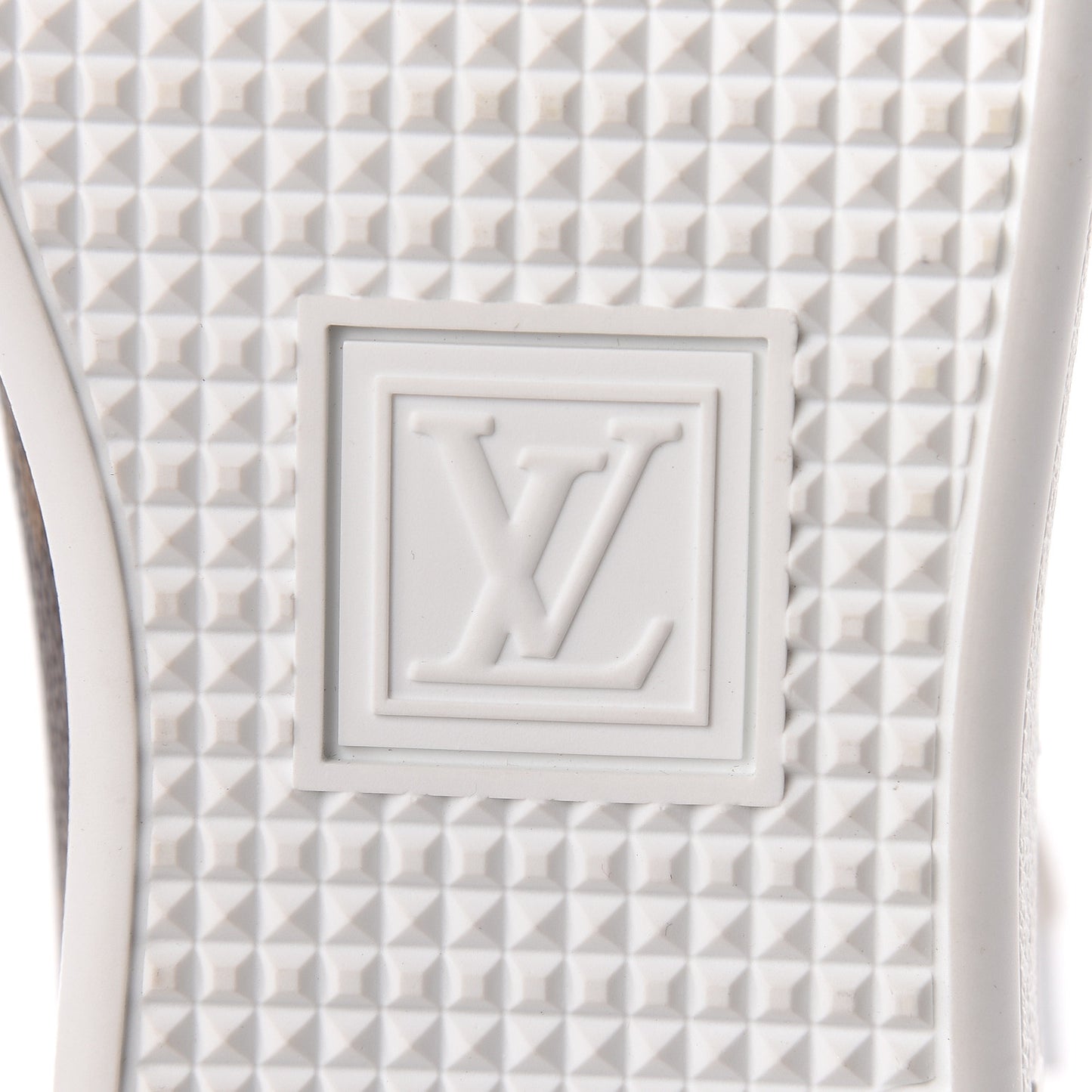 Calfskin Monogram LV Black Heart Sneakers 38.5 Cacao