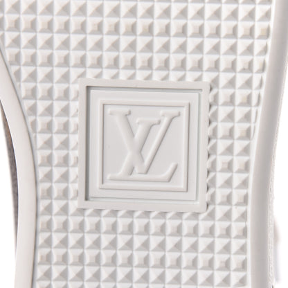 Louis Vuitton Calfskin Monogram LV Black Heart Sneakers 38.5 Cacao 8 of 9