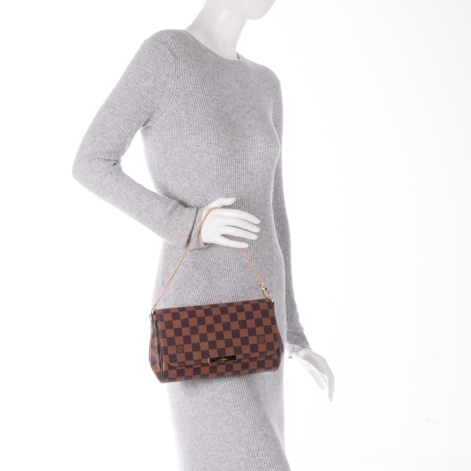 Louis Vuitton Damier Ebene Favorite MM 2 of 8