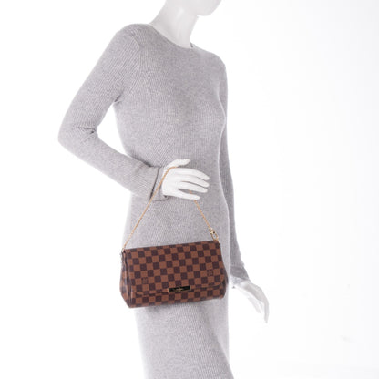 Louis Vuitton Damier Ebene Favorite MM 2 of 8