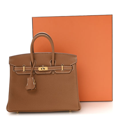 Hermes Togo Birkin 25 Gold 11 of 11