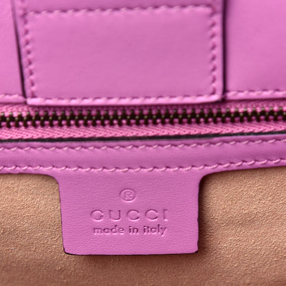 Gucci Calfskin Matelasse Small GG Marmont Tote Candy Mousse 7 of 10