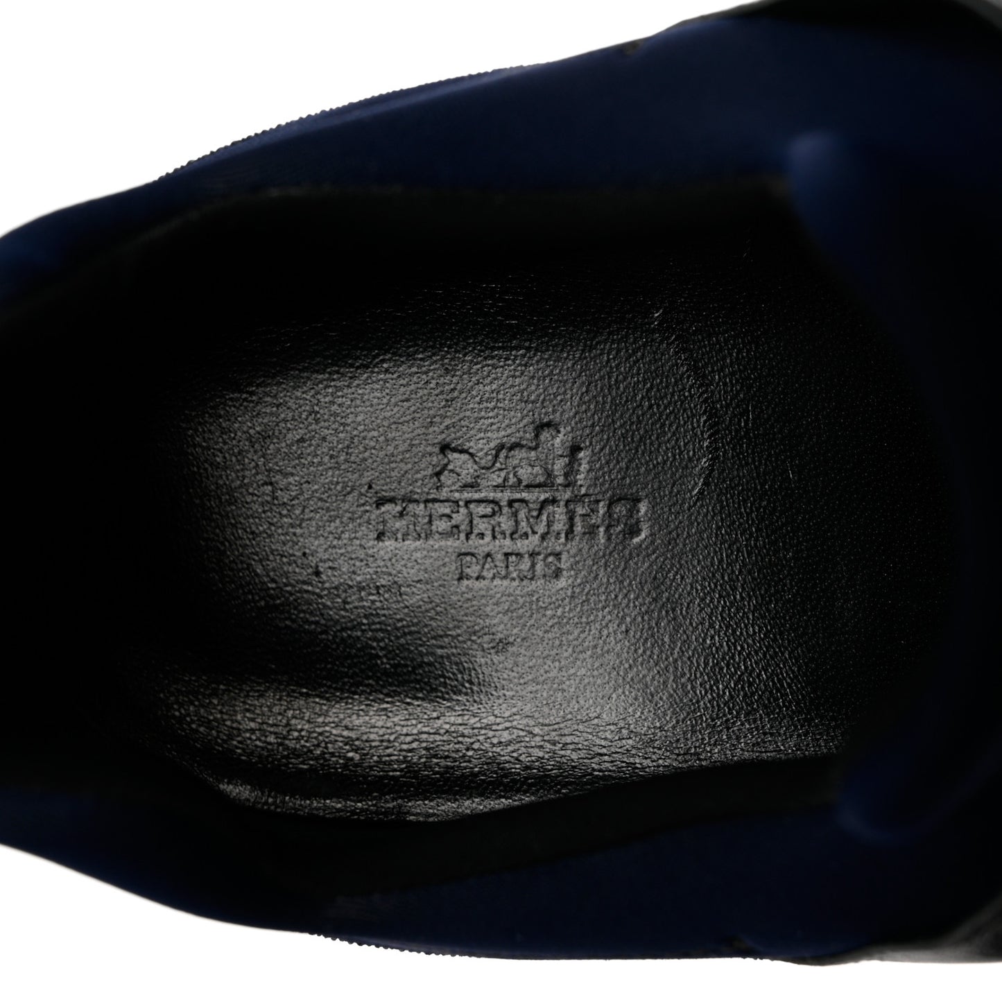 Calfskin Technical Canvas Suede Goatskin Mens Stadium Sneakers 42.5 Black