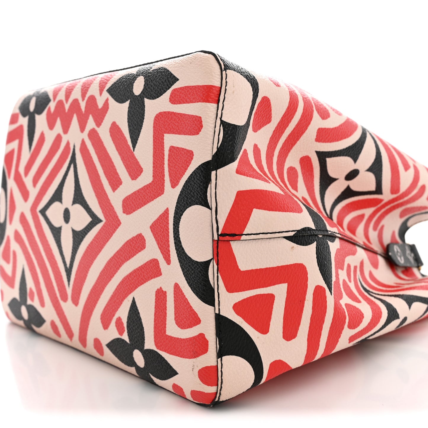Monogram Giant Crafty NeoNoe MM Creme Rouge Black