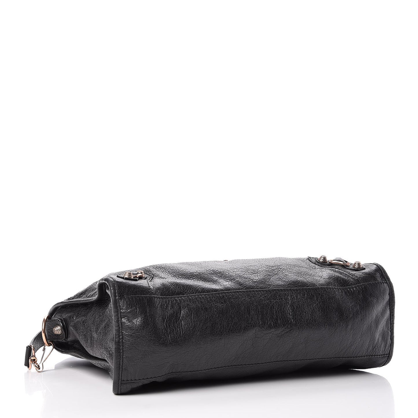 Agneau Giant 12 Rose Gold Hardware City Black