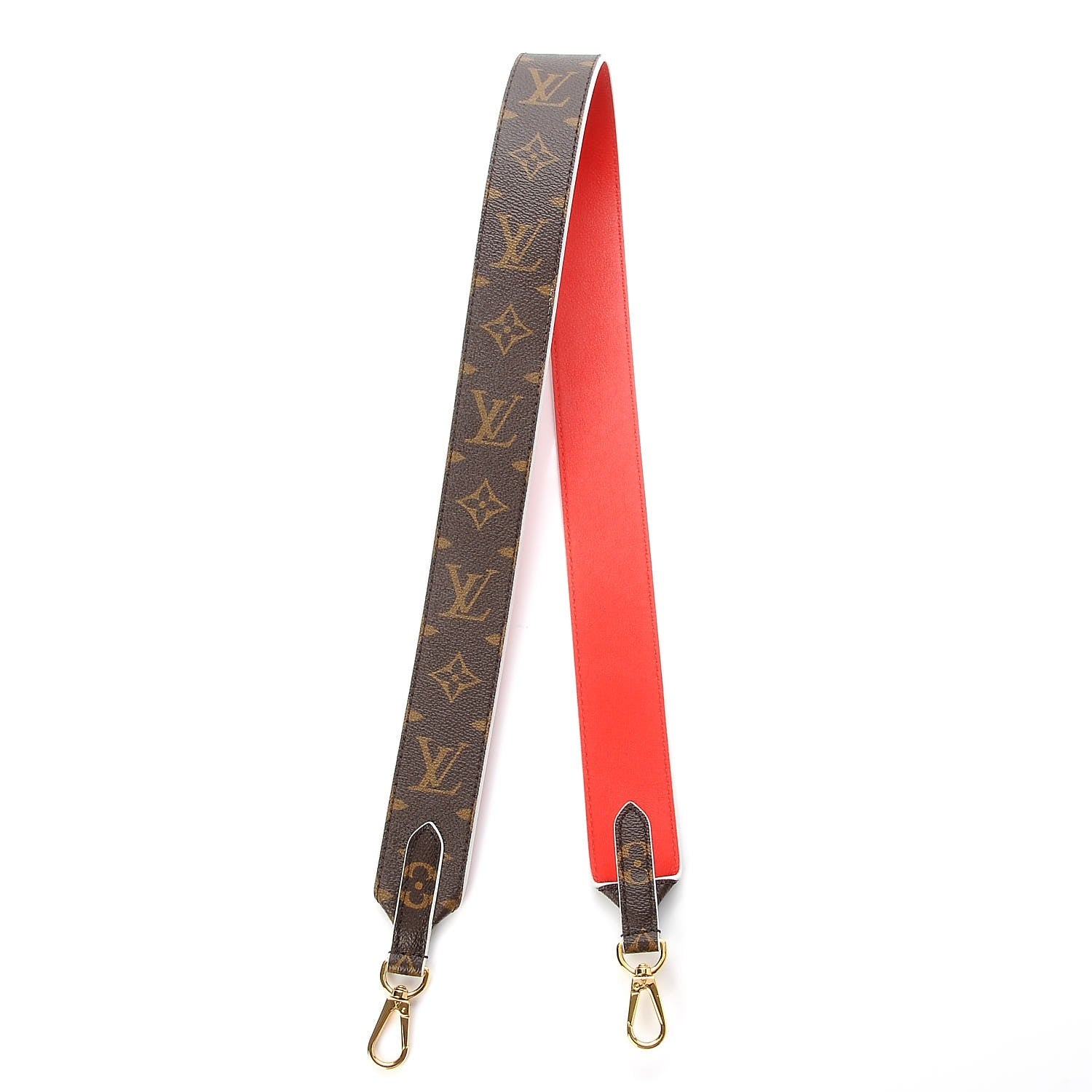 Louis Vuitton Monogram Bandouliere Shoulder Strap Red 4 of 5