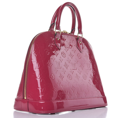 Louis Vuitton Vernis Alma MM Rose Indien 4 of 8
