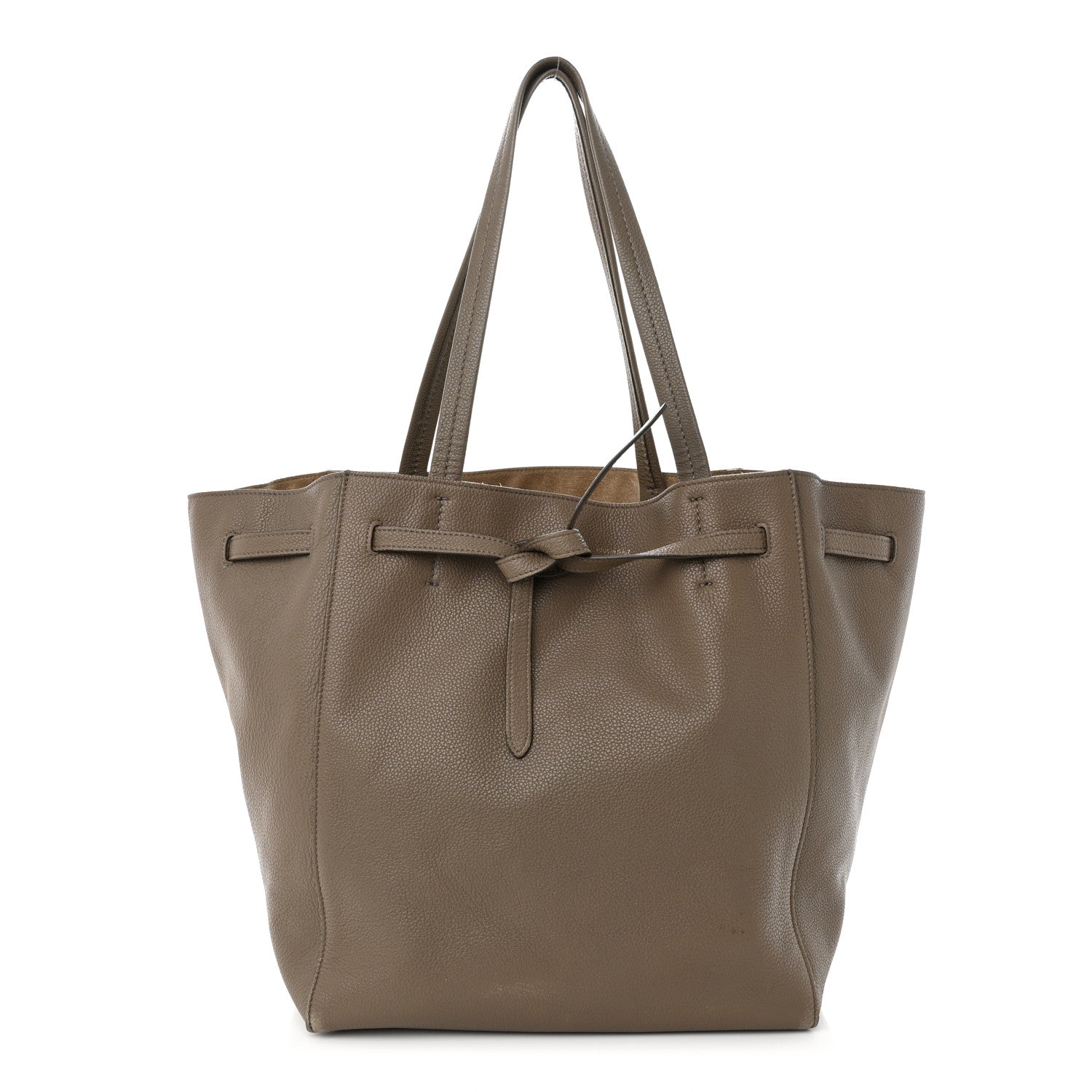 Celine Soft Grained Calfskin Medium Belt Cabas Phantom Taupe 1 of 14