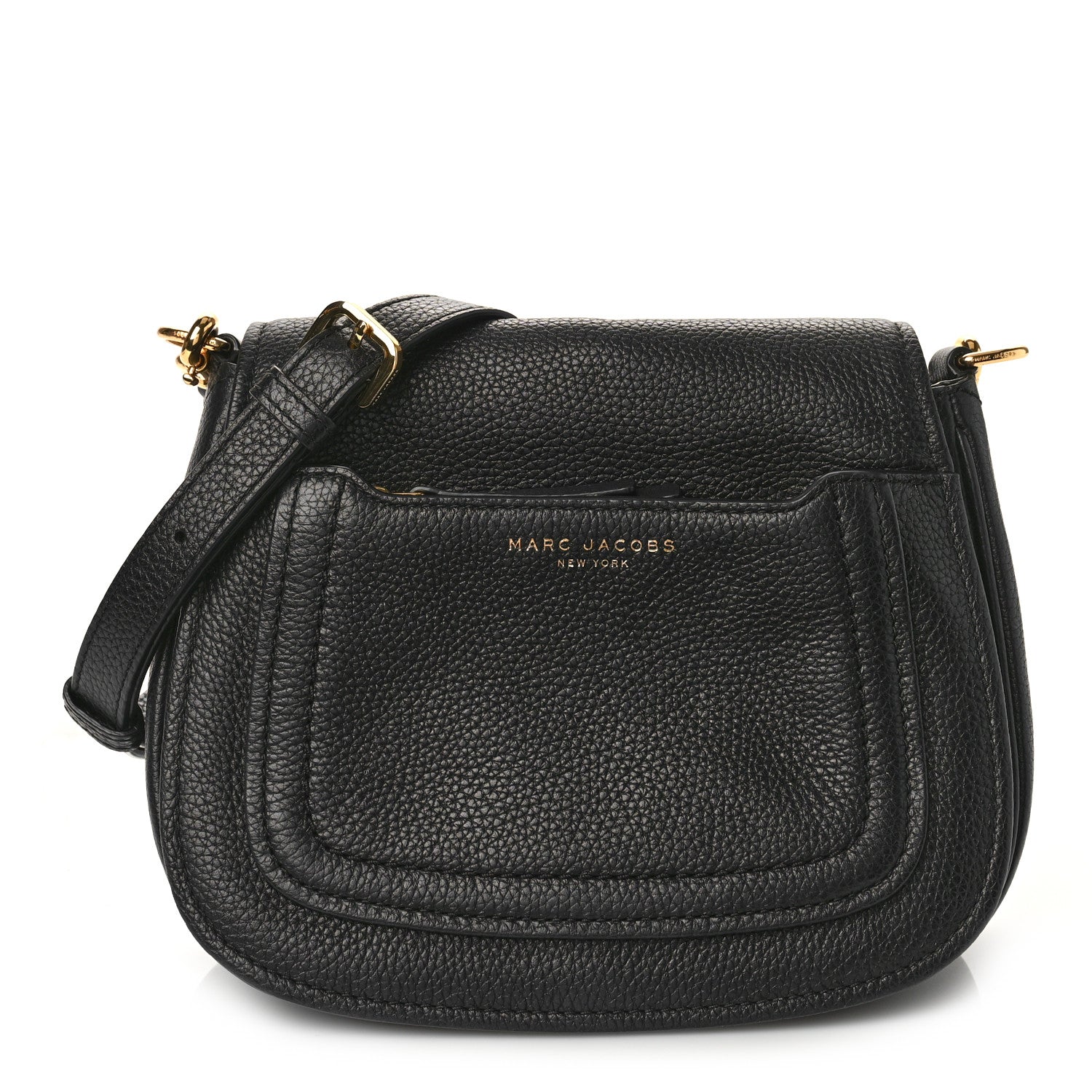 Marc Jacobs Calfskin Empire City Messenger Crossbody Black 1 of 10