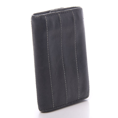 Chanel Lambskin Vertical Quilted 6 Key Holder Black 3 of 13
