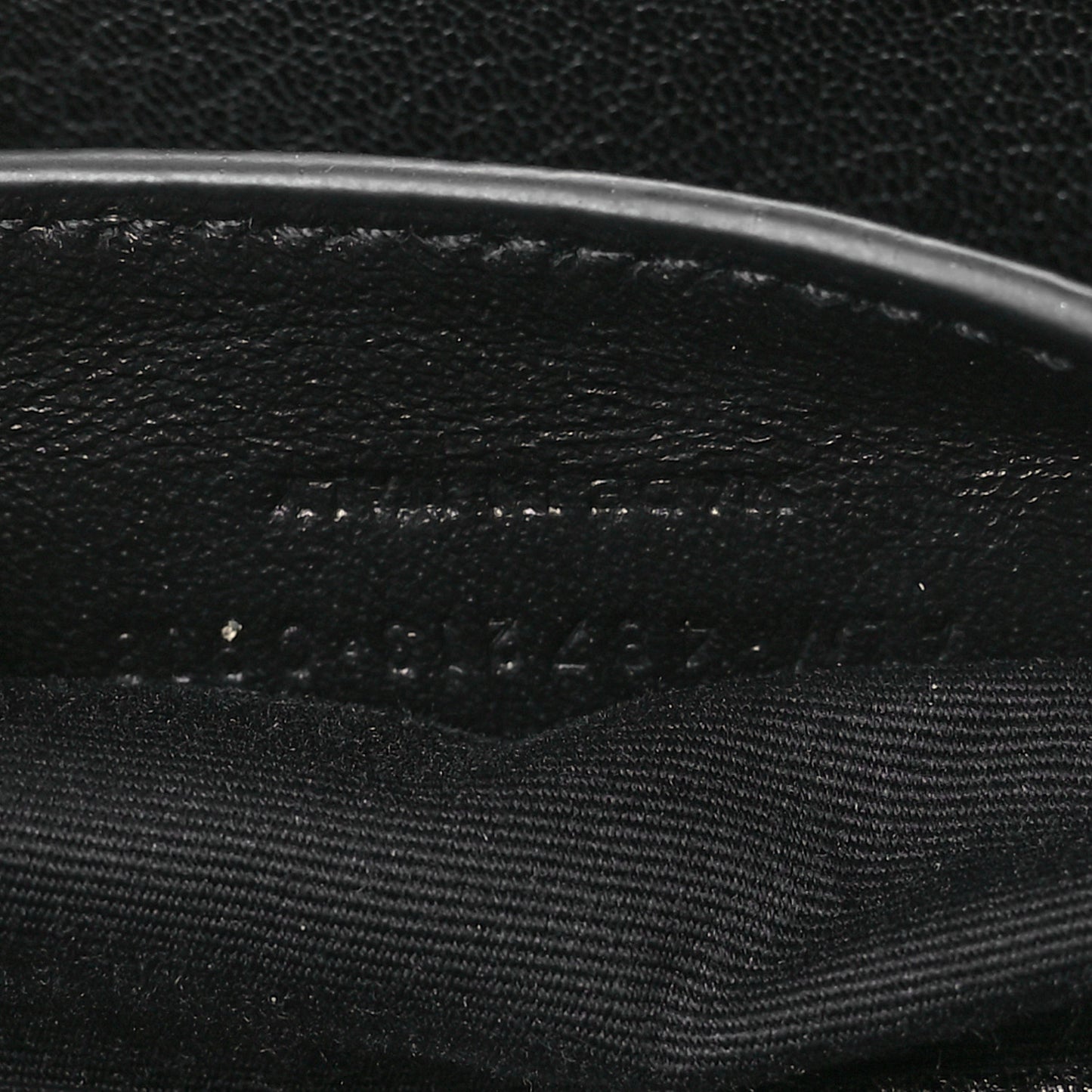 Sheepskin Matelasse Chevron Monogram Medium College Bag Black