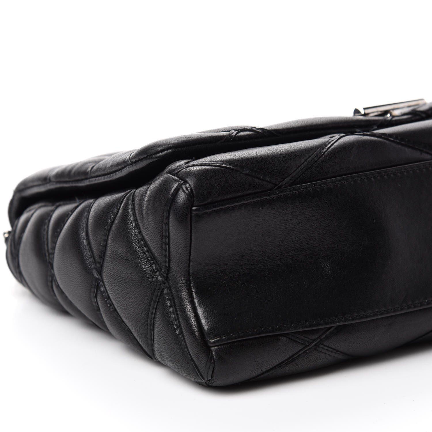 Louis Vuitton Lambskin Malletage GO-14 MM Black 6 of 12