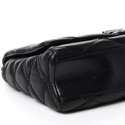 Louis Vuitton Lambskin Malletage GO-14 MM Black 6 of 12