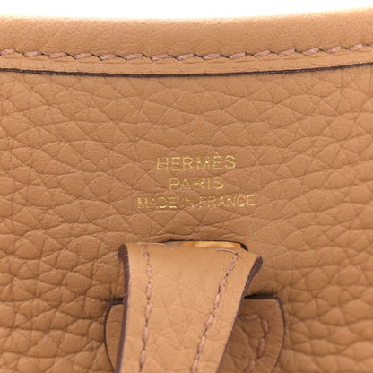 Hermes Taurillon Clemence Amazone Evelyne TPM Biscuit 6 of 10