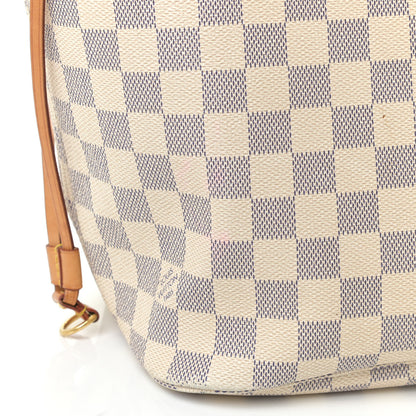Louis Vuitton Damier Azur Neo Neverfull MM Rose Ballerine 15 of 20