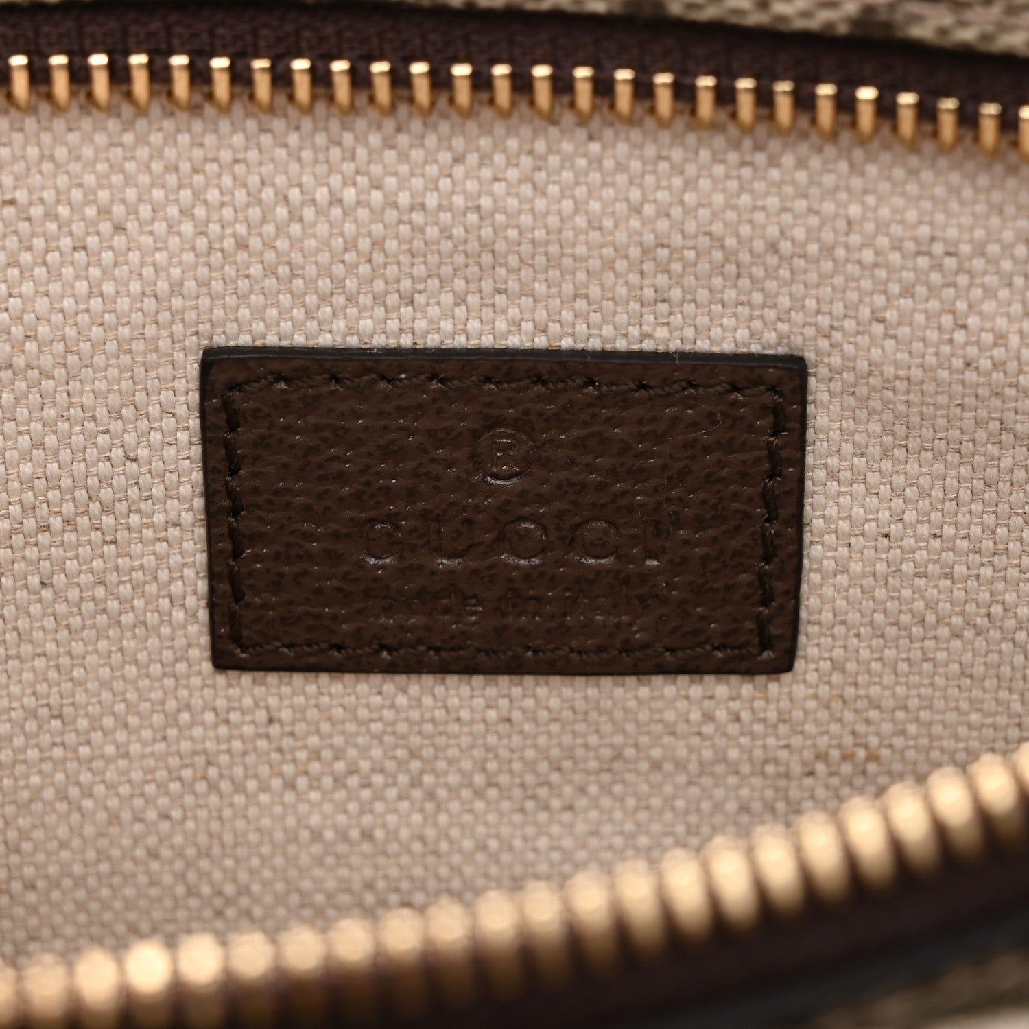 Gucci GG Supreme Monogram Textured Dollar Calfskin Blondie Belt Bag Beige Ebony New Acero 6 of 10