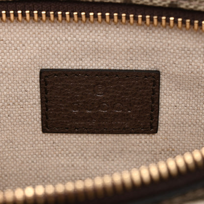 Gucci GG Supreme Monogram Textured Dollar Calfskin Blondie Belt Bag Beige Ebony New Acero 6 of 10