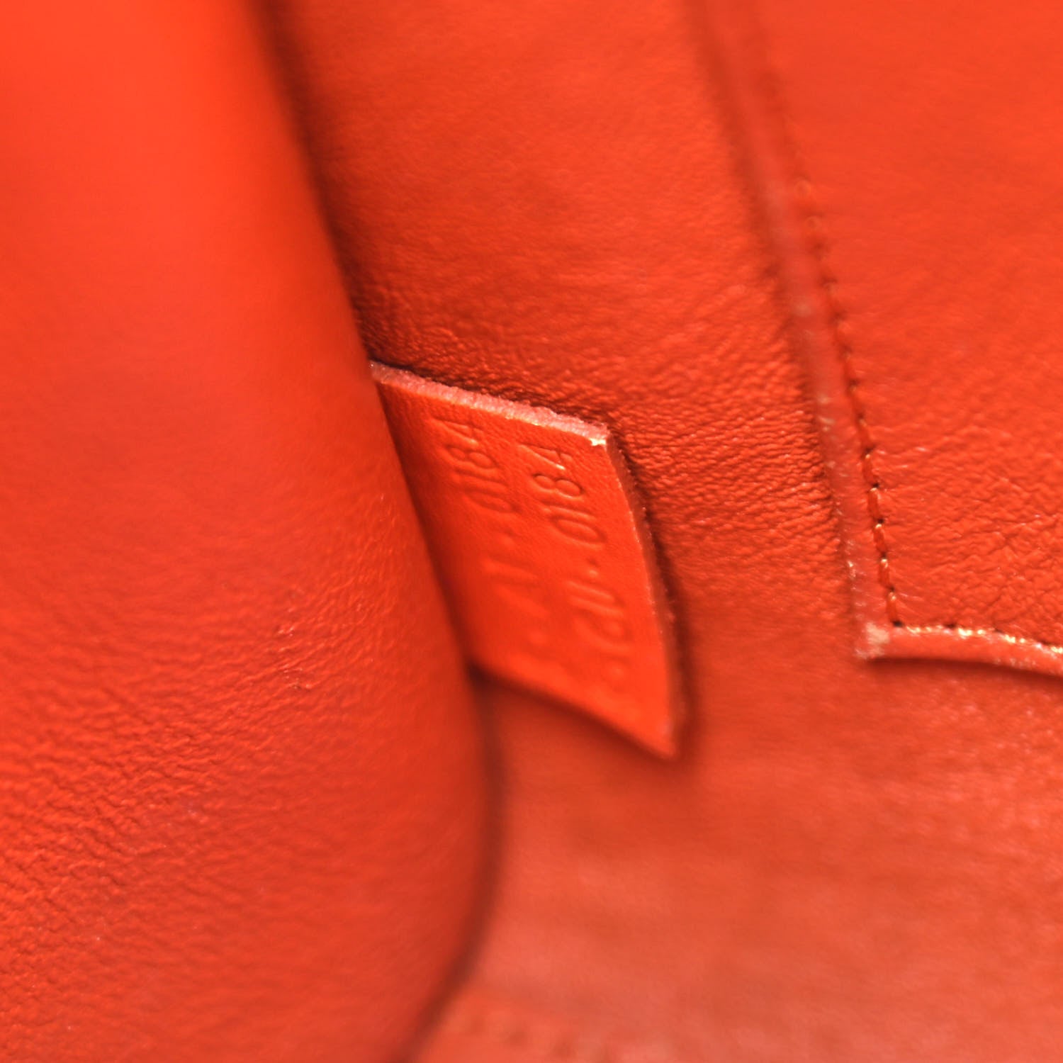 Celine Smooth Calfskin Nano Luggage Fluo Orange 7 of 12