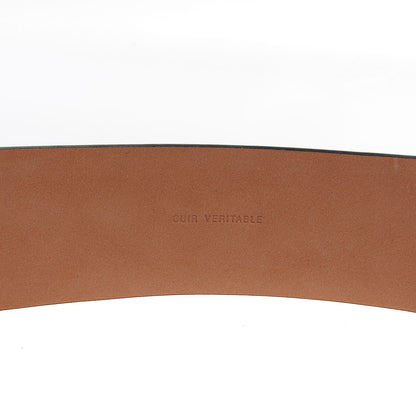 Chanel Leather CC Logo Belt 90 36 Black 4 of 7