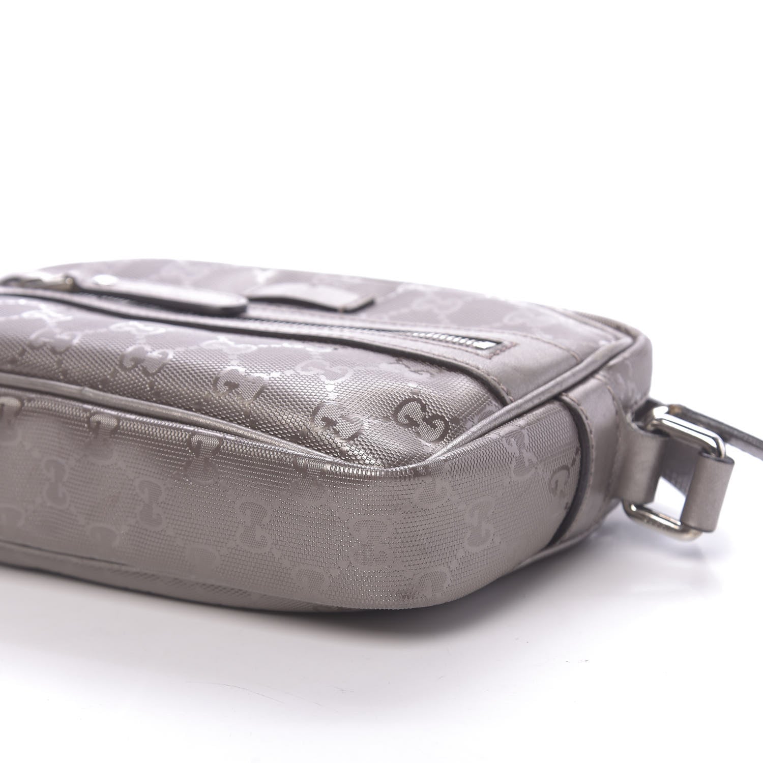 Gucci Imprime Monogram Small Shoulder Bag Silver 9 of 10