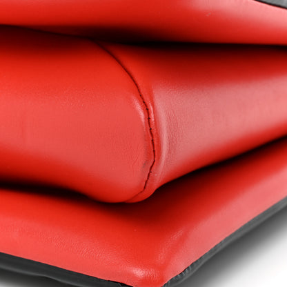 Louis Vuitton Patent Embossed Monogram Lambskin Coussin MM Black Red 14 of 15
