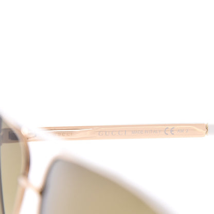Gucci Aviator Sunglasses 1827/S White Gold 5 of 7