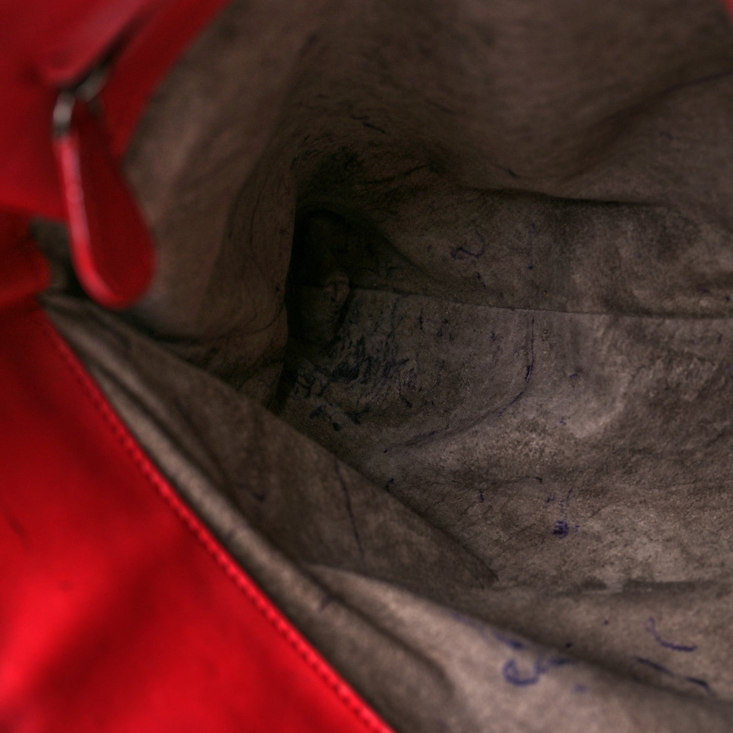Nappa Intrecciato Medium Roma Tote Red
