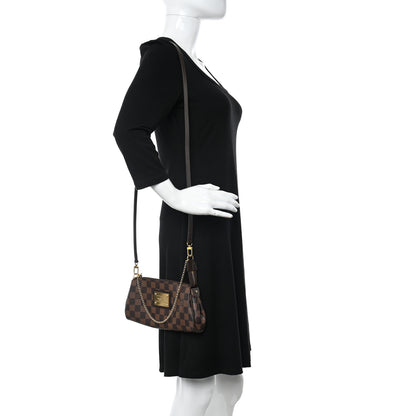 Louis Vuitton Damier Ebene Eva Clutch 2 of 14