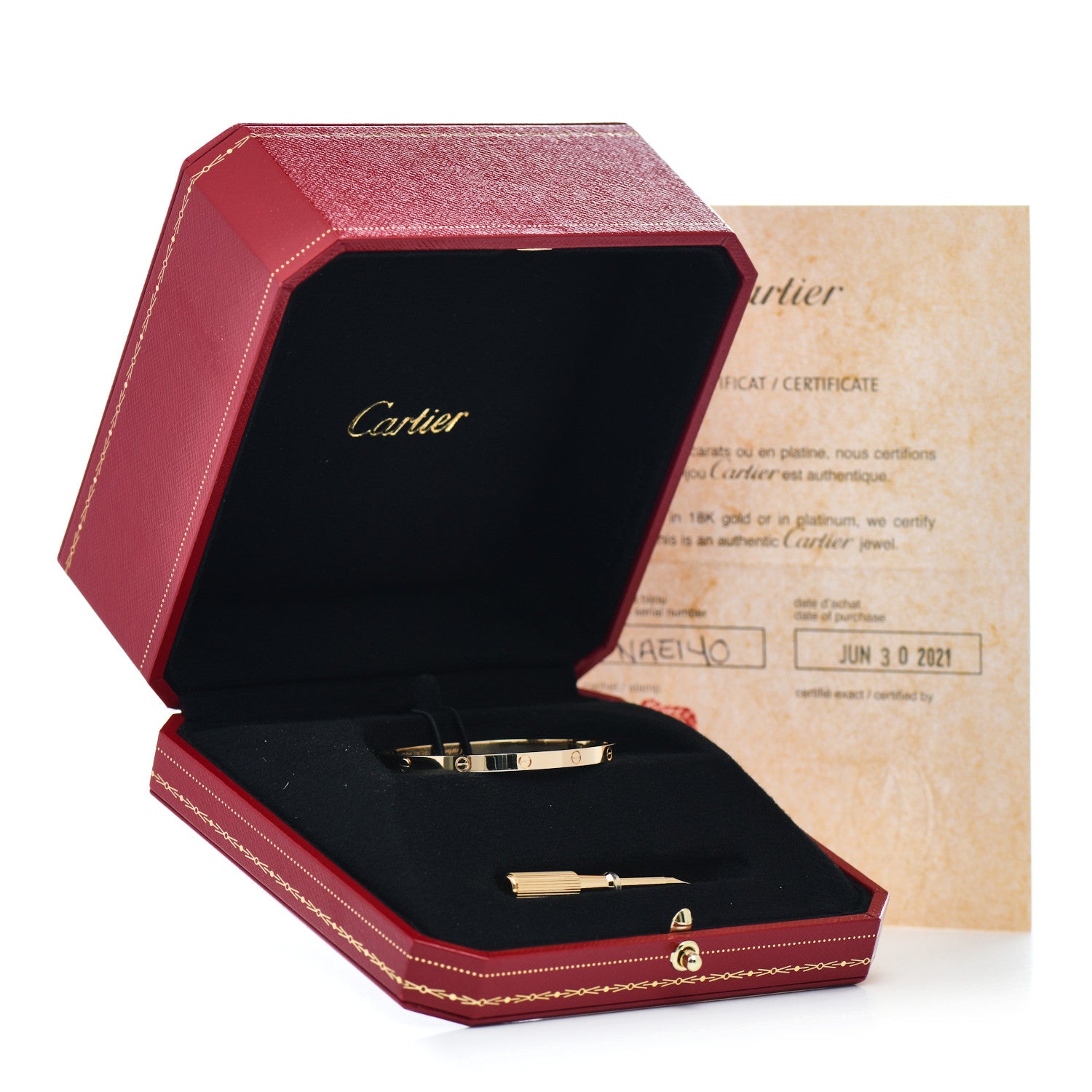 Cartier 18K Yellow Gold Small LOVE Bracelet 15 5 of 5
