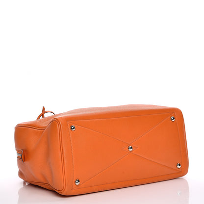 Hermes Taurillon Clemence Victoria II 35 Orange 4 of 10