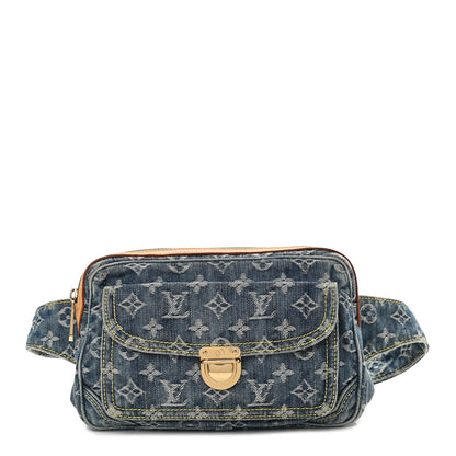 Louis Vuitton Monogram Denim Bum Bag Blue 1 of 9