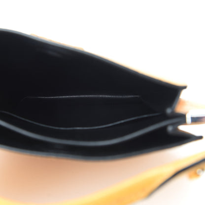 Prada Ostrich Small Margit Hobo Shoulder Bag Mimosa 5 of 10