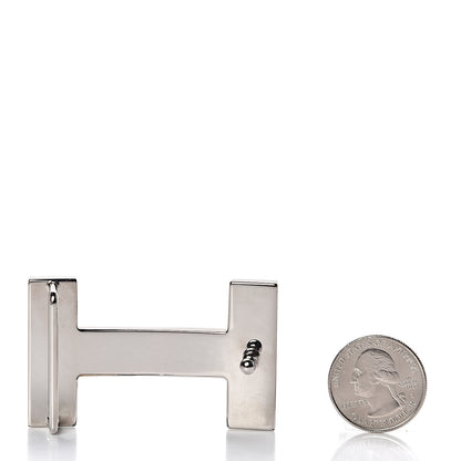 Hermes Enamel Quizz H Belt Buckle Orange 2 of 2