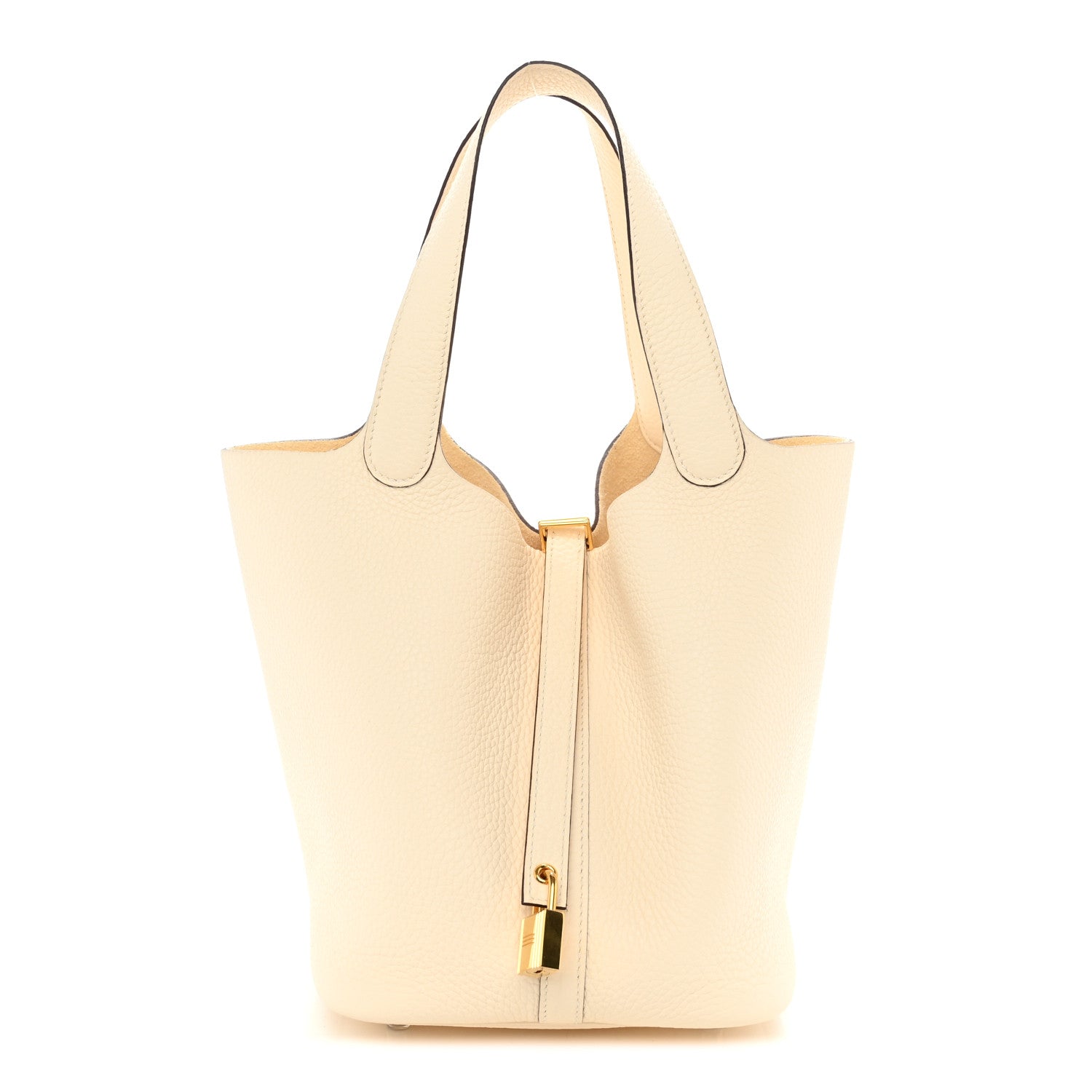 Hermes Taurillon Clemence Picotin Lock 22 MM Nata 1 of 11