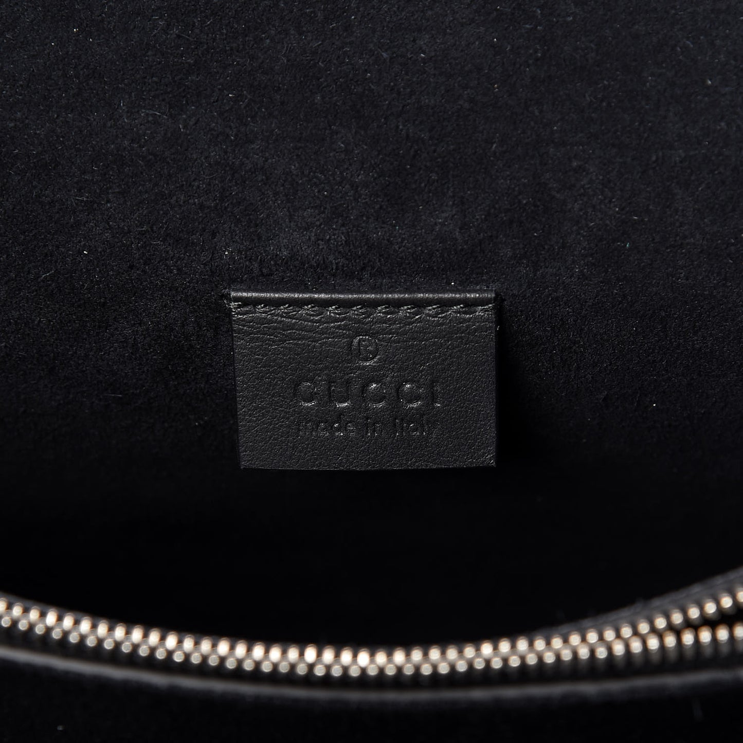 GG Supreme Monogram Medium Dionysus Shoulder Bag Black