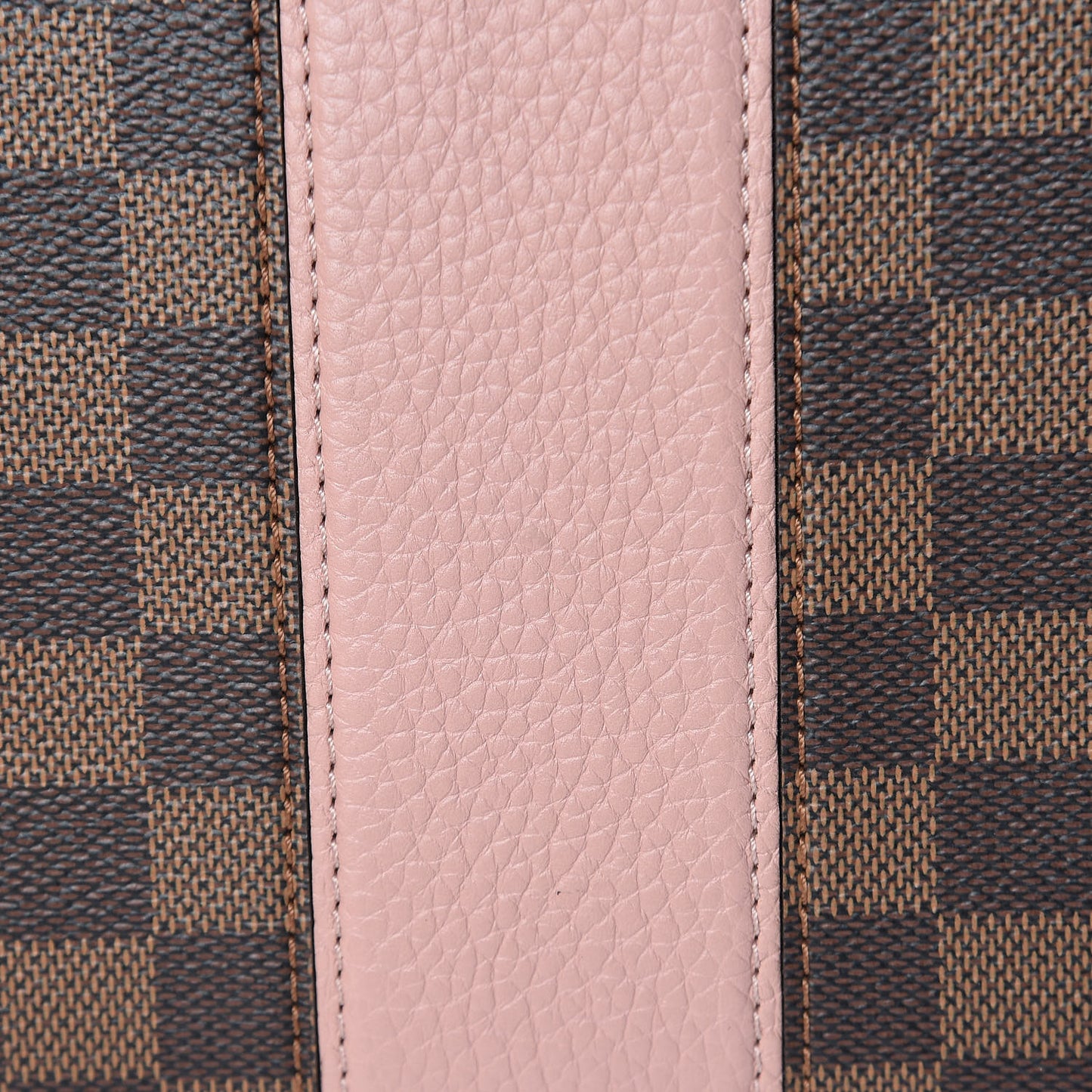 Damier Ebene Cuir Taurillon Wight Magnolia