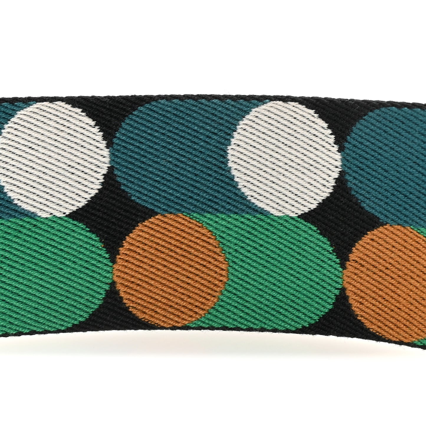 Toile Swift 50mm Sangle Flipperball Shoulder Strap Black Vert Bosphore Gold