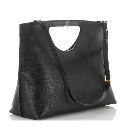 Tom Ford Grained Calfskin Alix Padlock Zip Tote Black 4 of 9