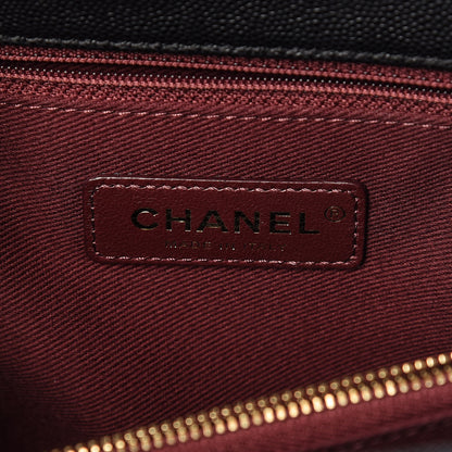 Chanel Caviar Quilted Medium Coco Handle Flap Black 6 of 8