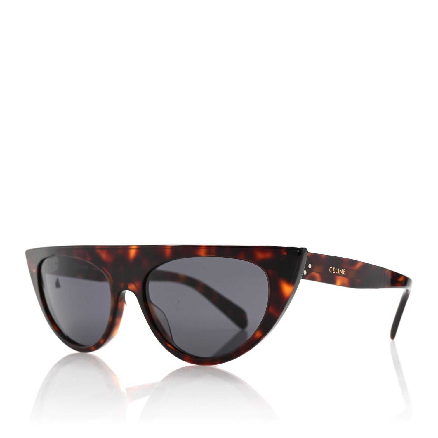Celine Acetate Cat Eye Sunglasses CL 40228I Tortoise 1 of 7