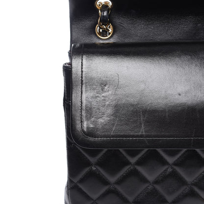 Chanel Lambskin Quilted Maxi Double Flap Black 13 of 15