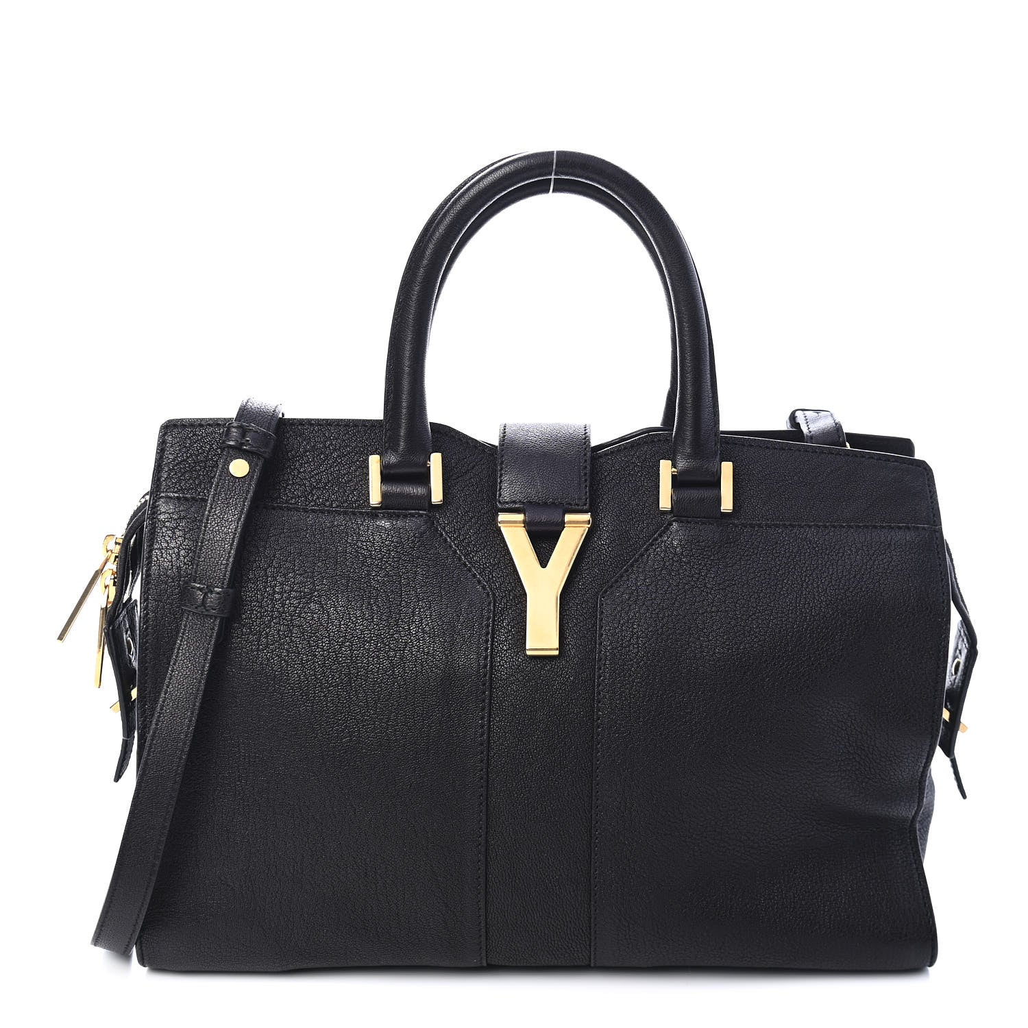 Saint Laurent Sheepskin Small Cabas ChYc Black 1 of 9