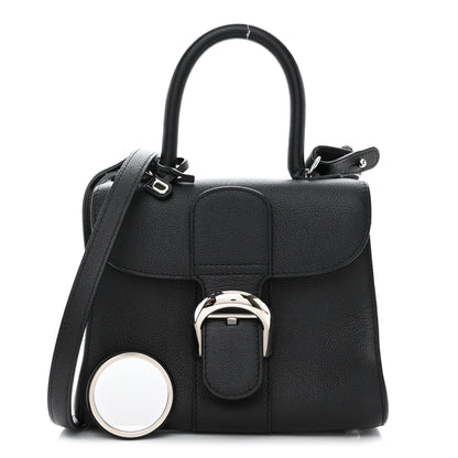 Delvaux Grained Rodeo Calfskin Mini Brillant Camaieux Satchel Black 1 of 11