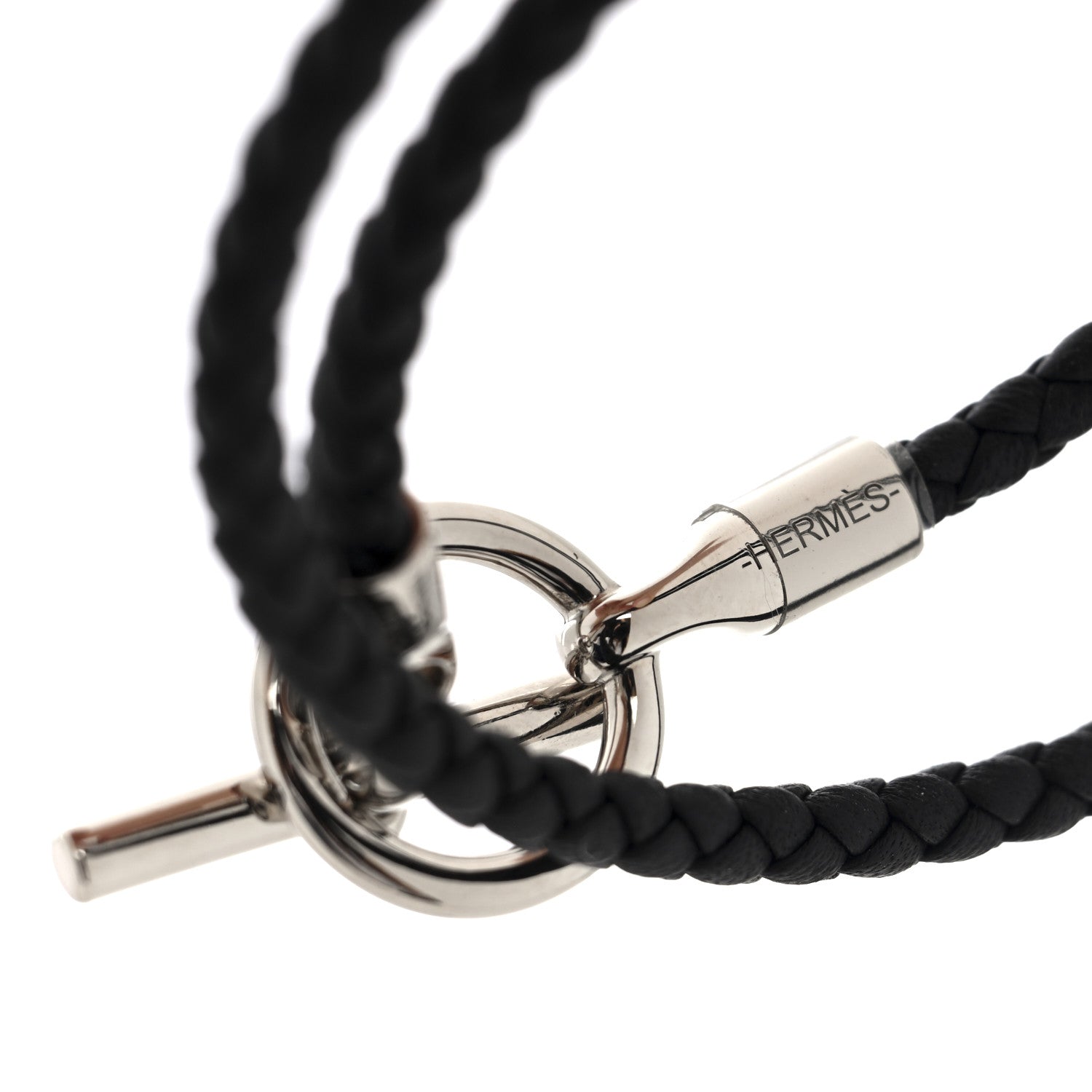 Hermes Swift Glenan Double Tour Bracelet T1 Black 4 of 5
