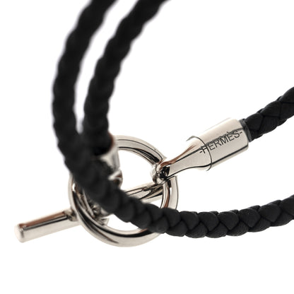 Hermes Swift Glenan Double Tour Bracelet T1 Black 4 of 5