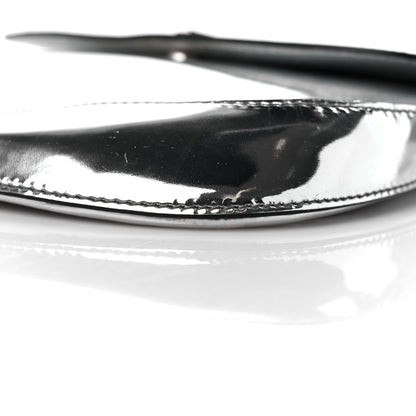 Prada Spazzolato Cleo Flap Shoulder Bag Argento 9 of 16