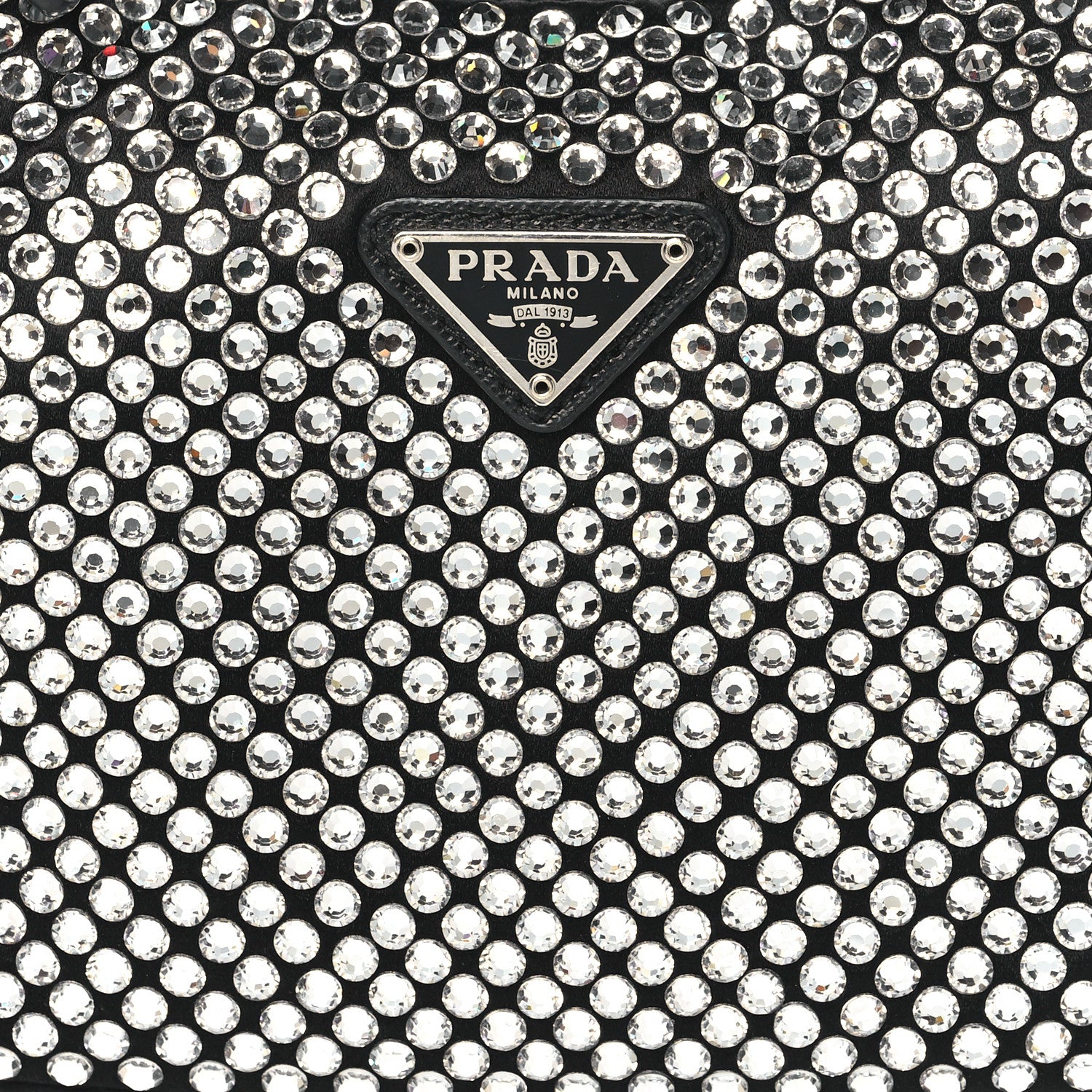 Prada Satin Crystal Mini Re-Edition 2000 Bag Cristal 7 of 9