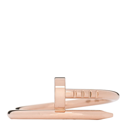 Cartier 18K Pink Gold Small Juste Un Clou Ring 53 6.25 1 of 5
